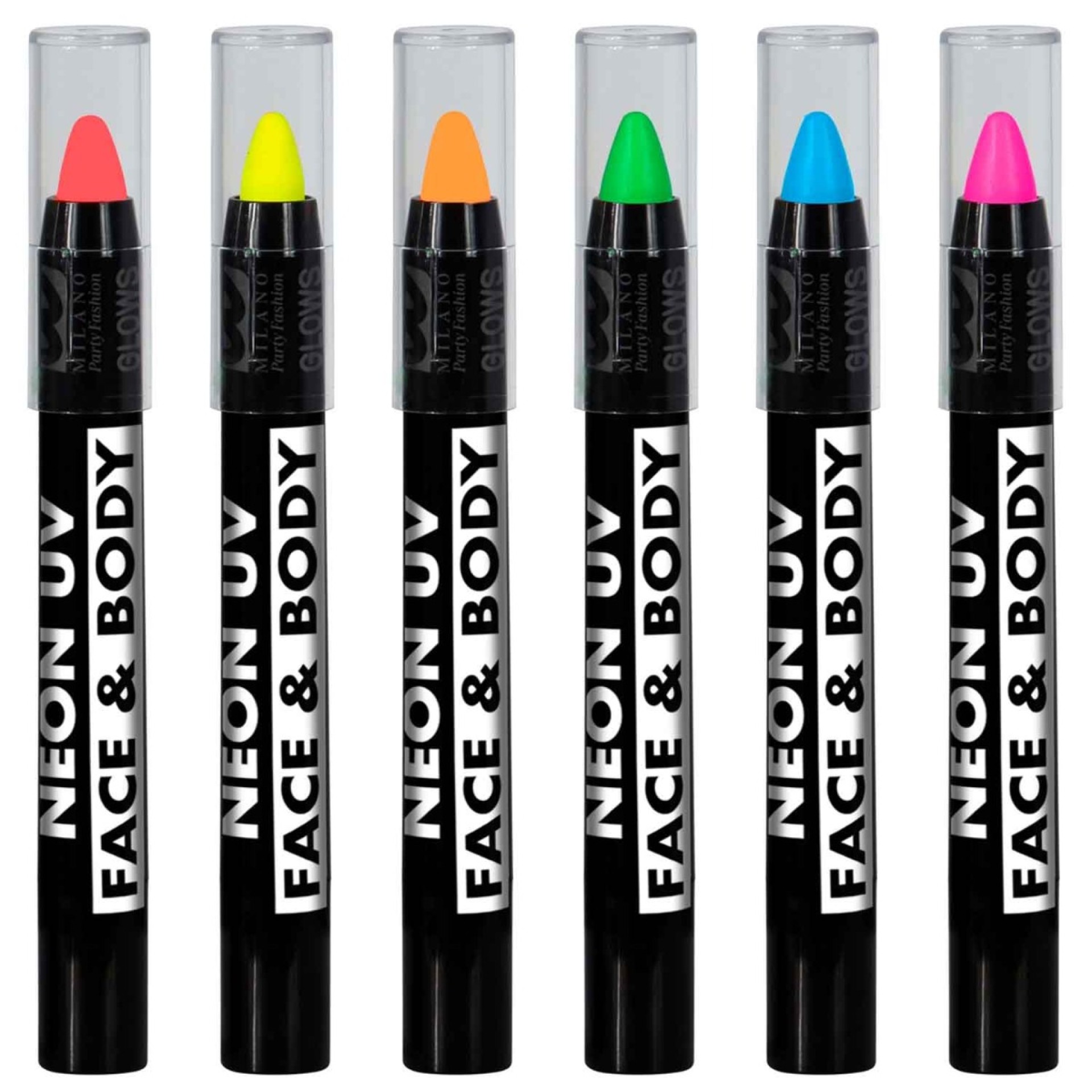 Pack Lápis Néon UV 6 Cores