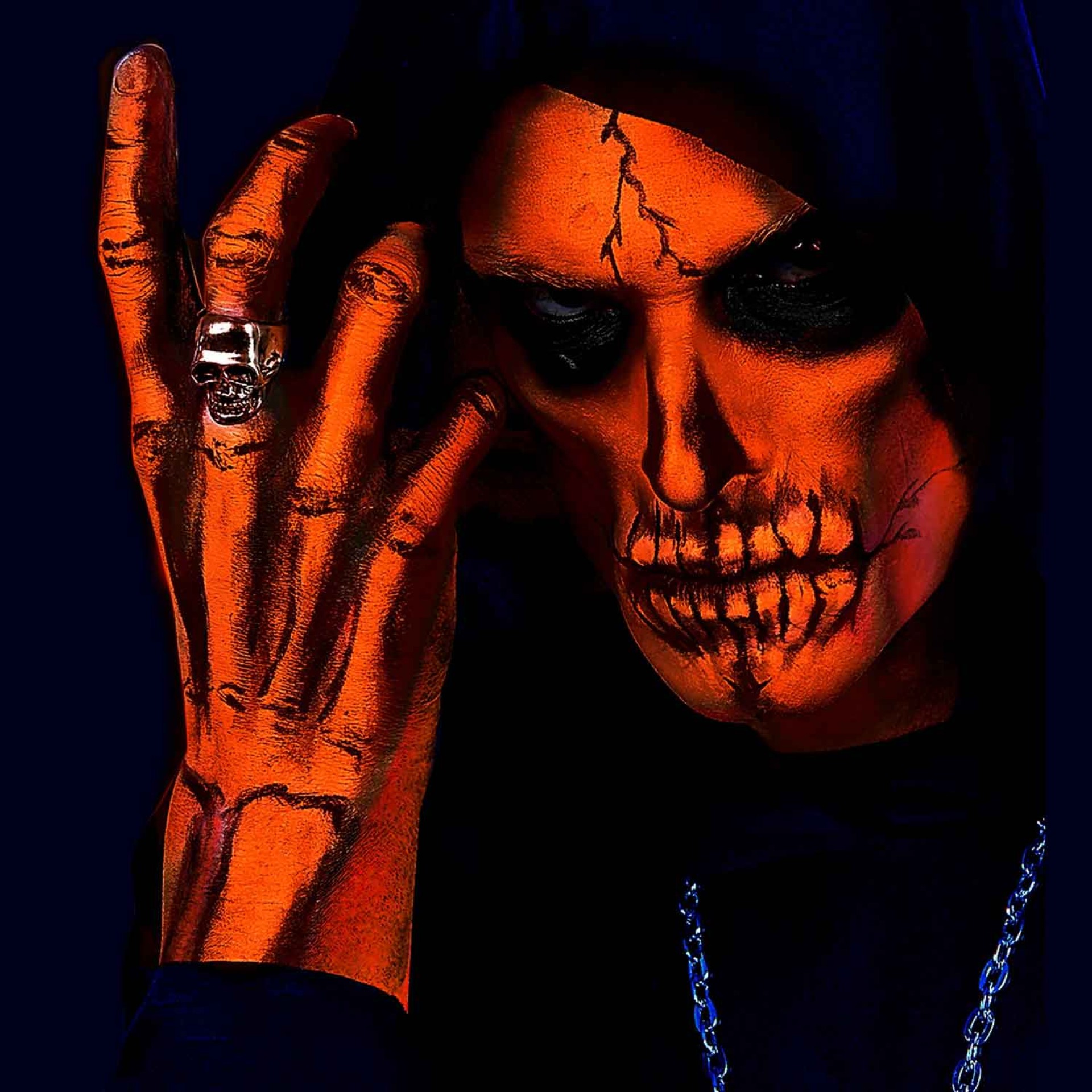 Tinta Agua Néon UV Laranja 30ML