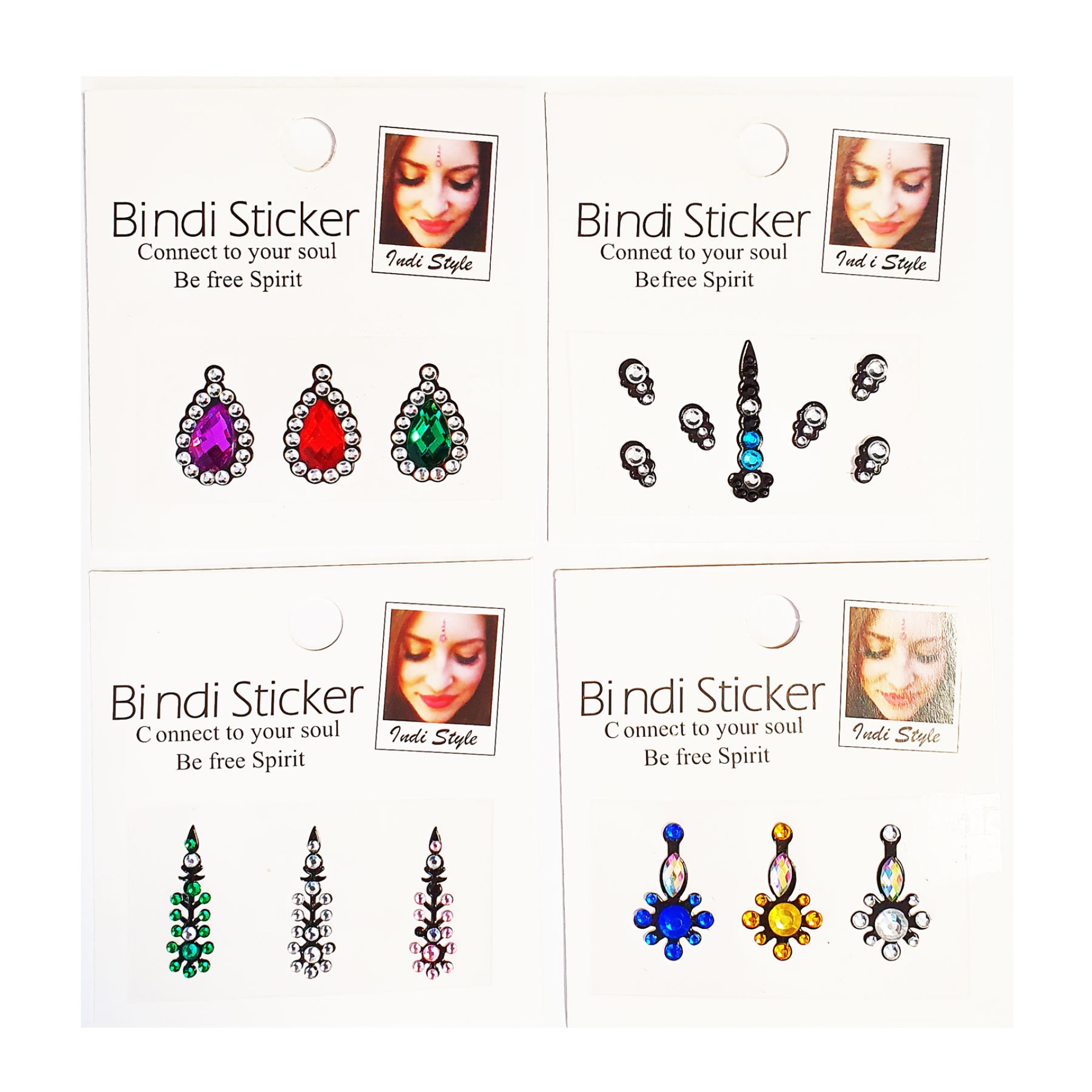 Bindi Brilhantes Adesivos