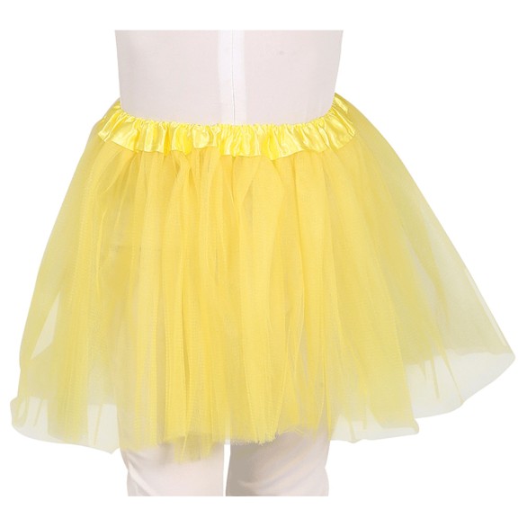 Saia Tutu Infantil Amarela