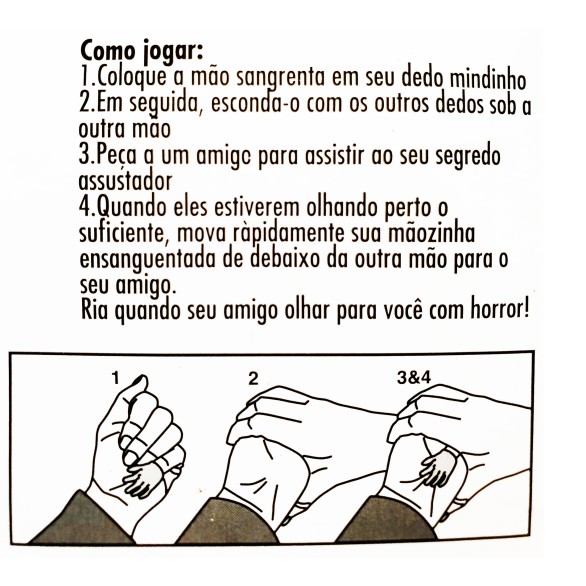 Ilusão de Halloween Mão no Caixão