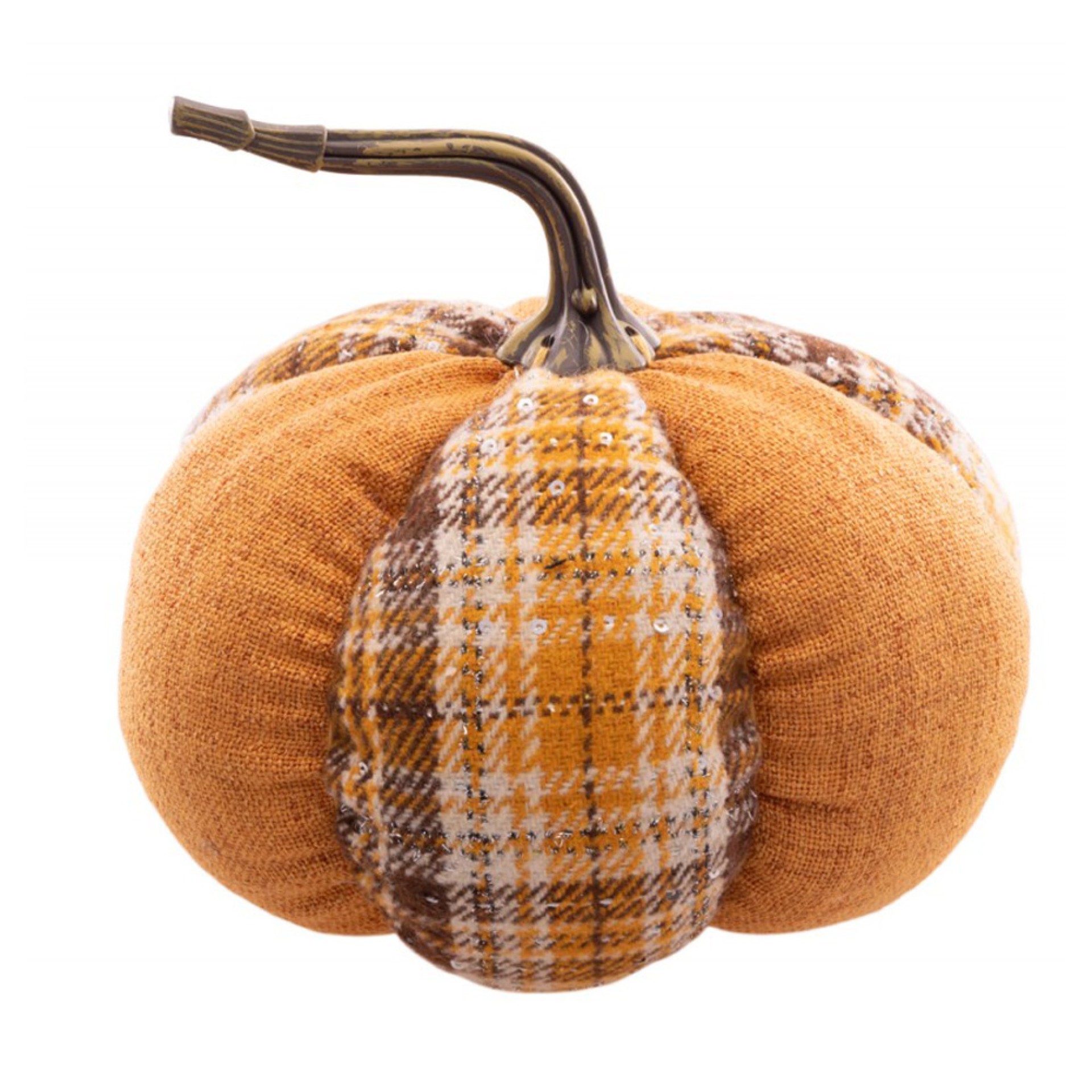 Abobora Rustica em tecido 18cm