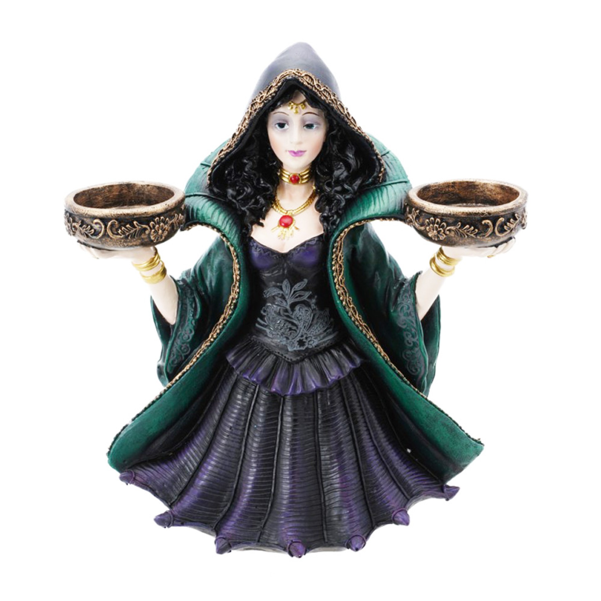 Castiçal Bela Feiticeira 24cm