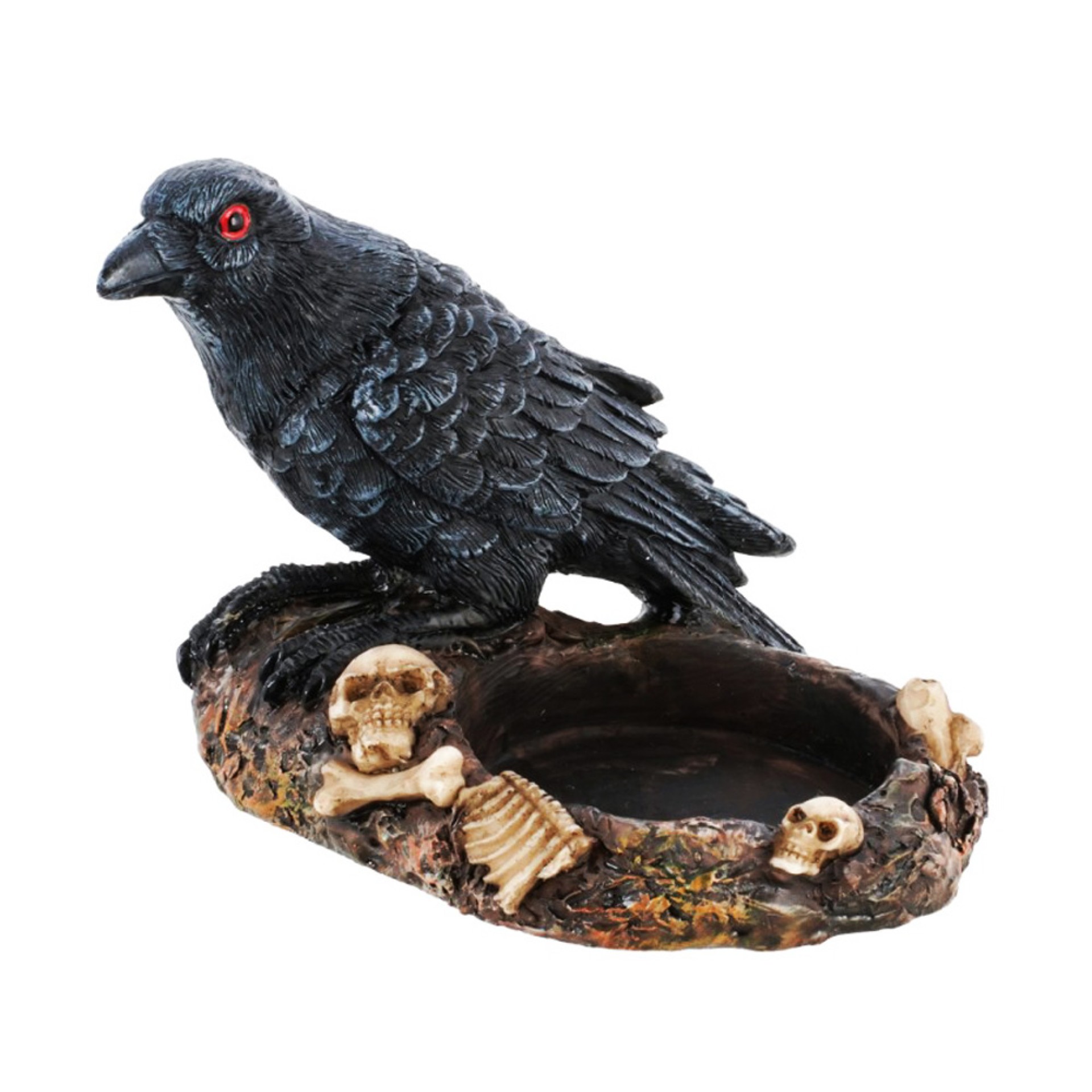 Castiçal Corvo de Halloween