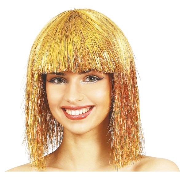 Peruca Dourada Brilhante