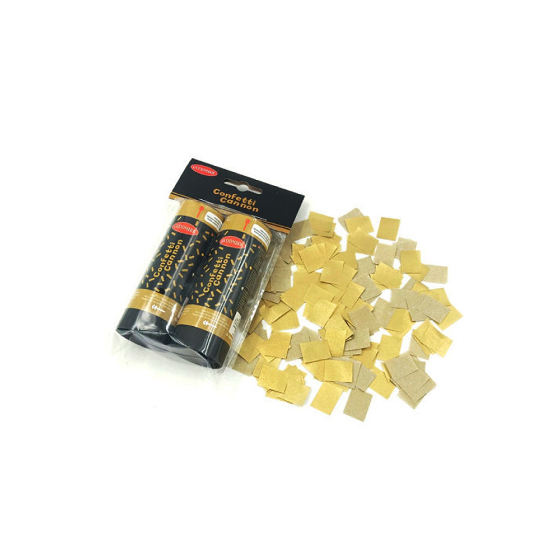 Canhão Confettis Dourados 2 Unid