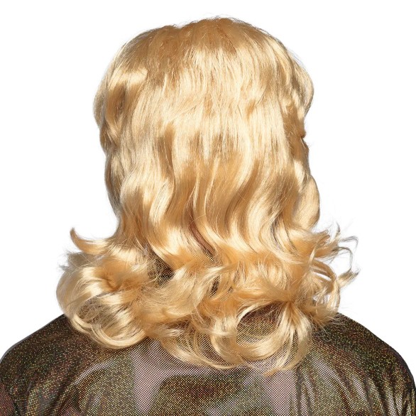 Peruca Barry Blond com Bigode