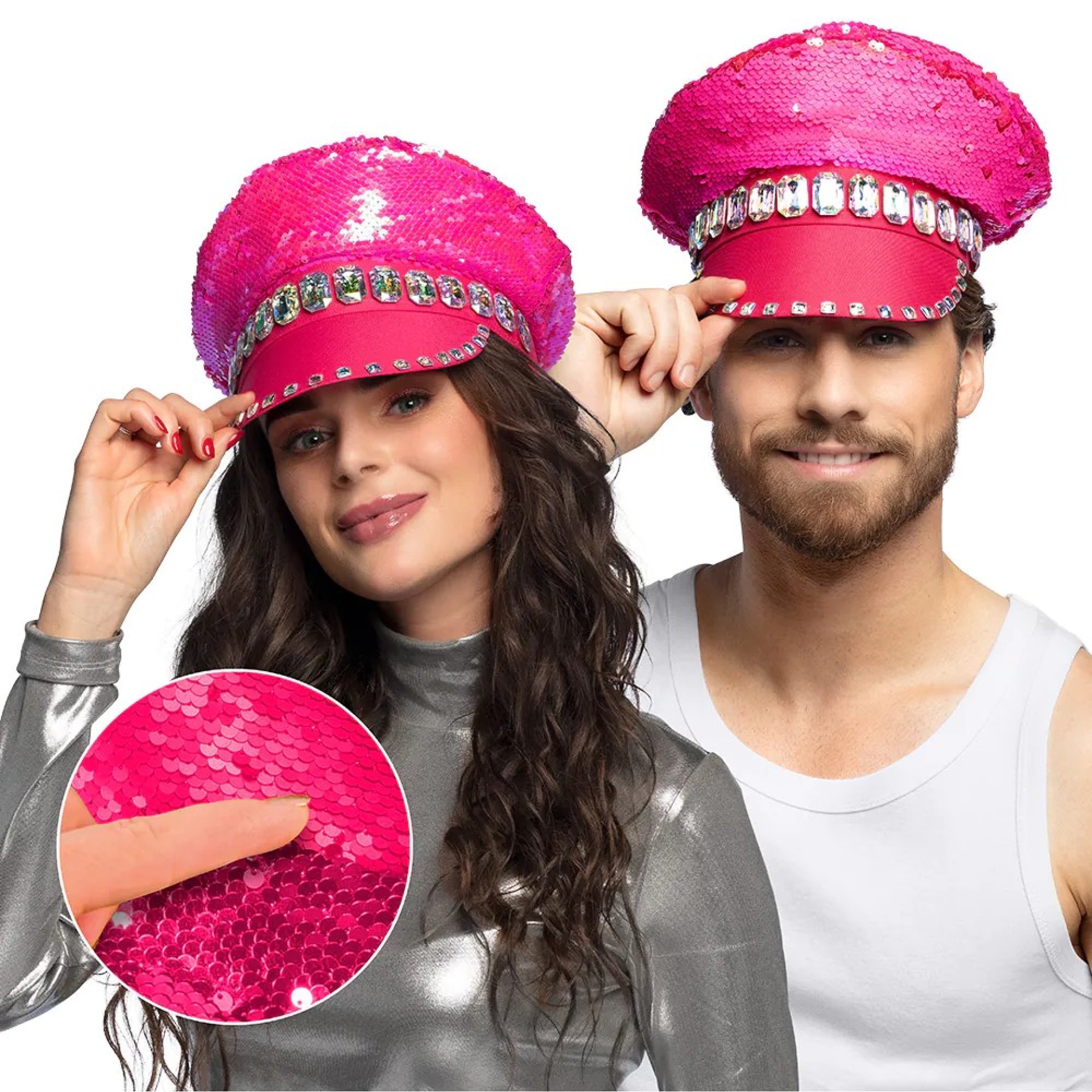 Chapéu Festival Sparkle Pink