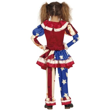 Fato Palhaça Americana Menina Fato Palhaça Americana Menina