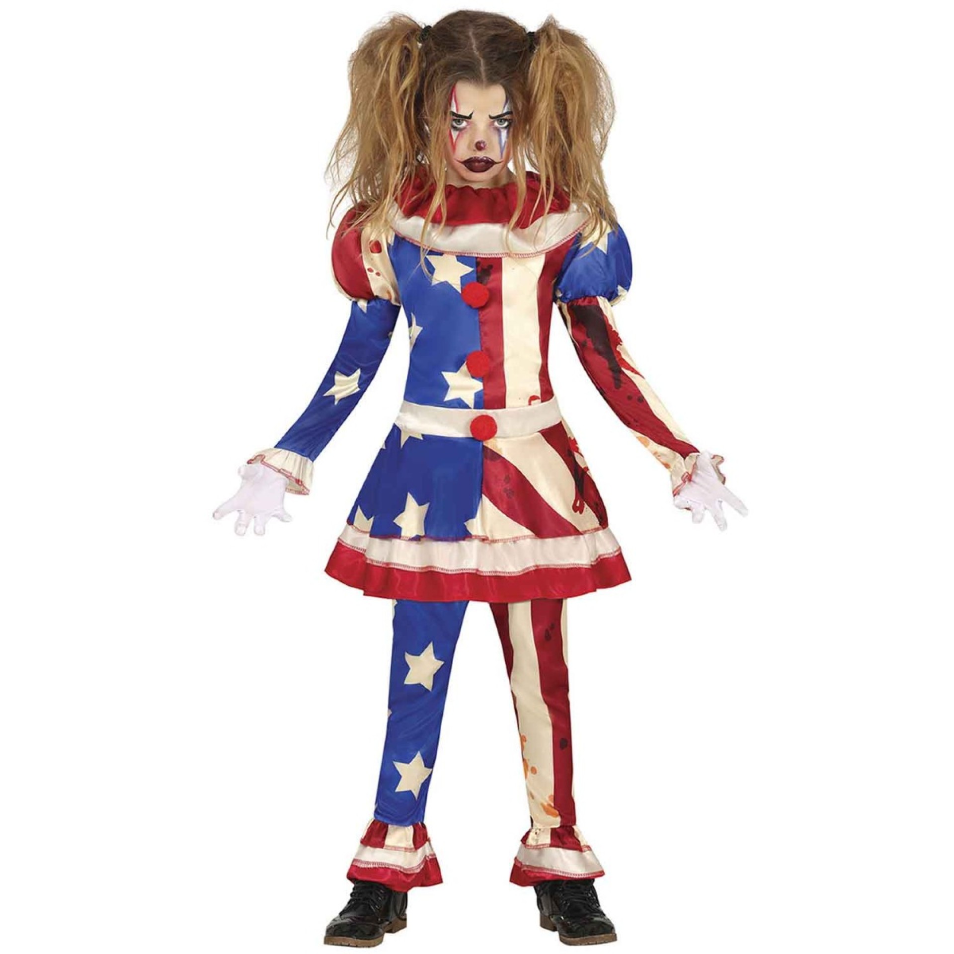 Fato Palhaça Americana Menina