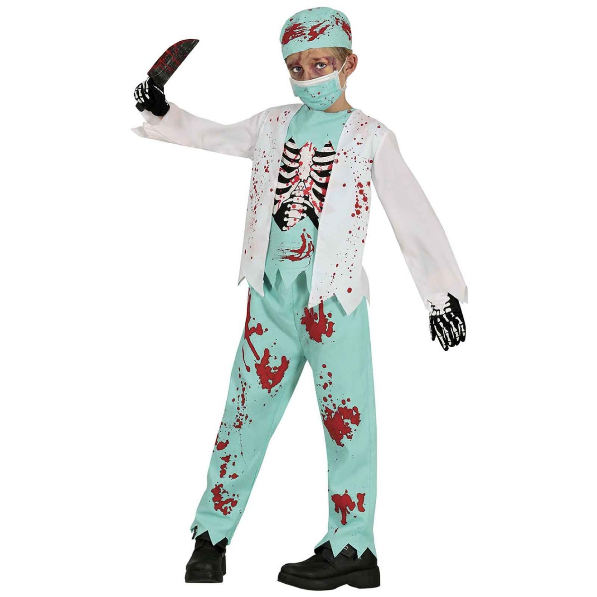 Fato Cirurgião Esqueleto Menino