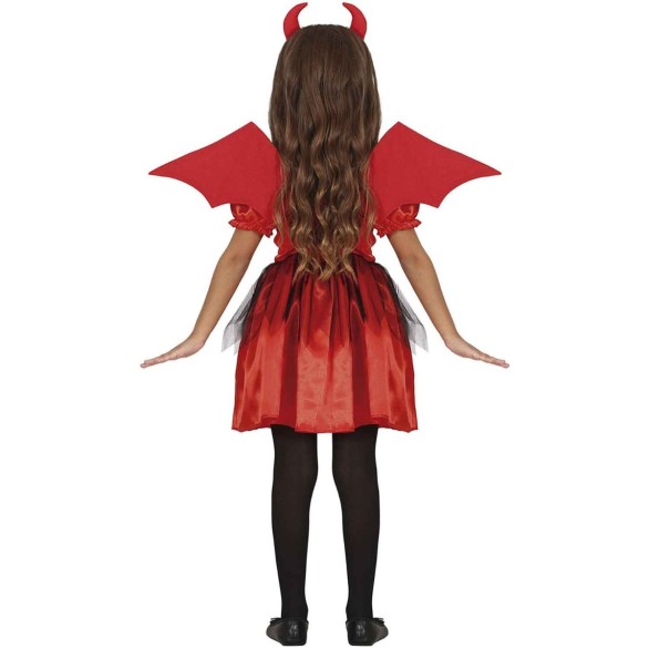 Fato Diaba do Fogo Menina