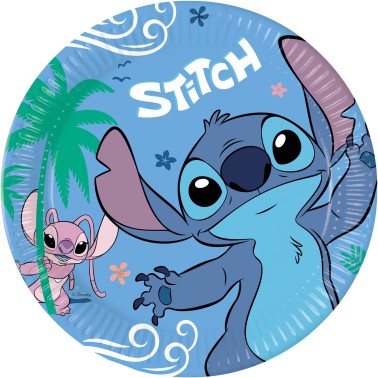 Pratos Stitch 8 Unid