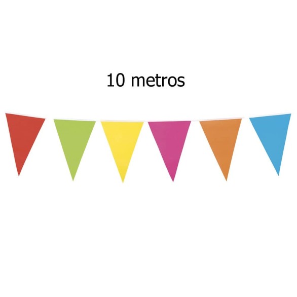 Fita Bandeirolas Coloridas 30cm