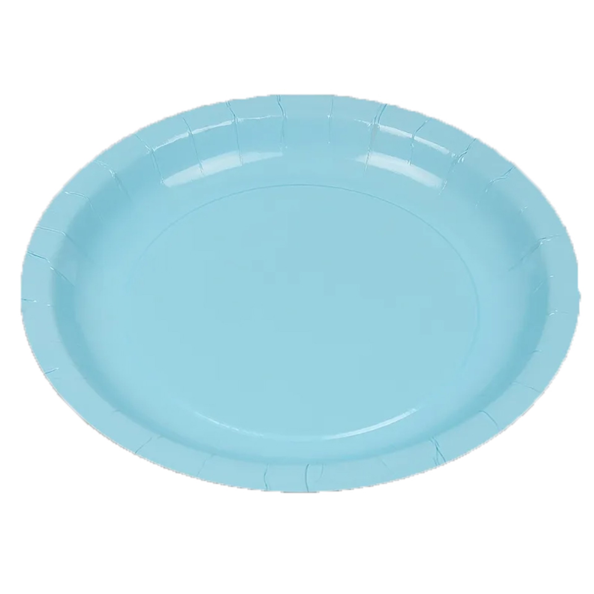 Pack Pratos Azul Claro 10 Unid