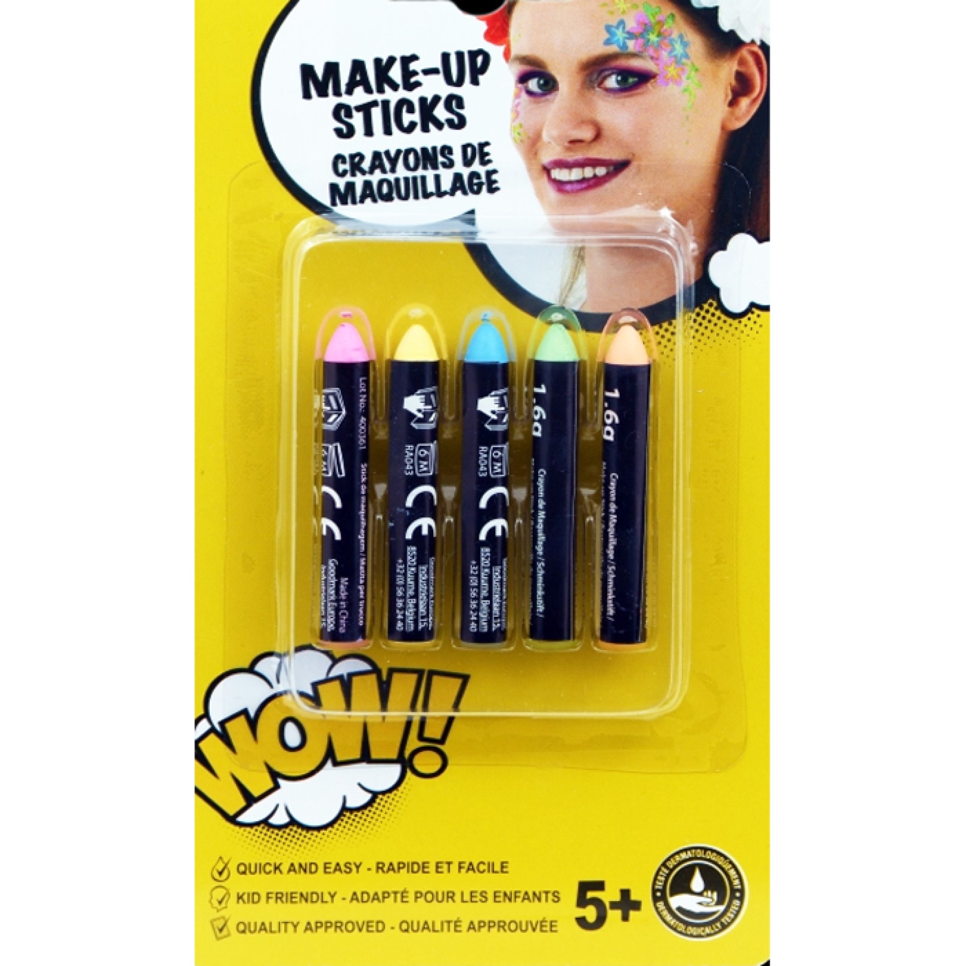 Lápis Pintura Pastel 6 Unid