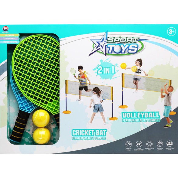 Jogo de Tenis e Voleibol