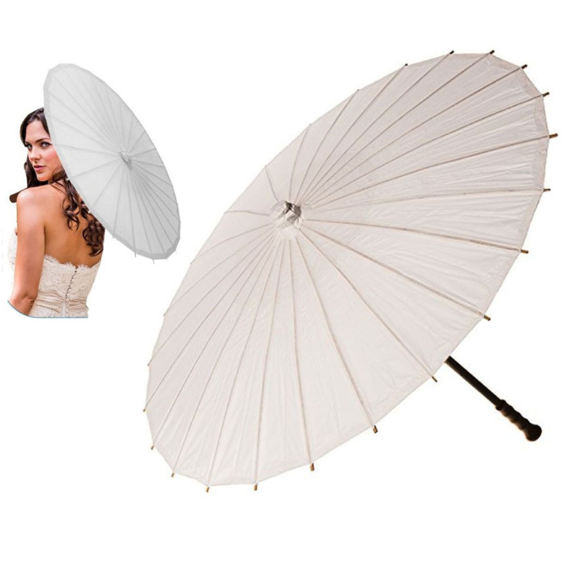 Sombrinha Branco Pérola