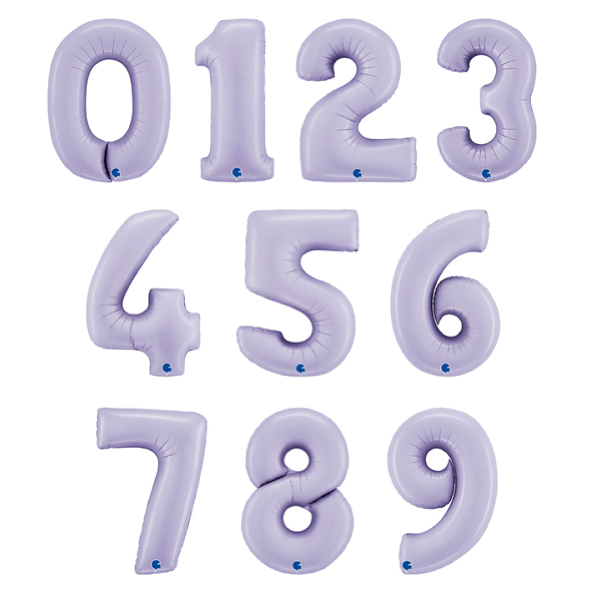 Balão Número Lilás