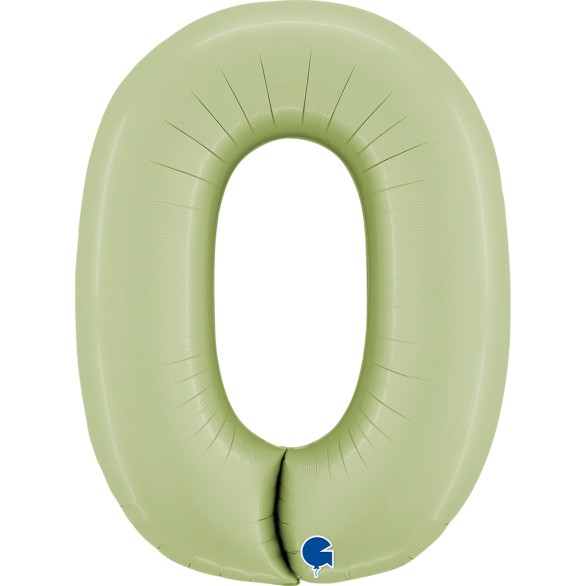 Balão Número Verde Olive