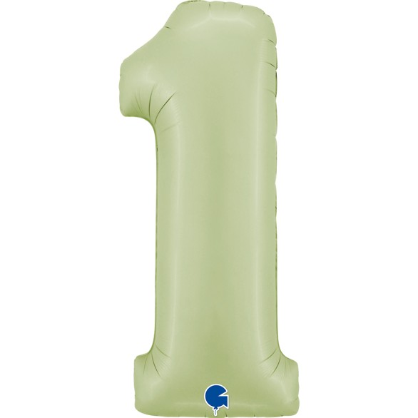 Balão Número Verde Olive