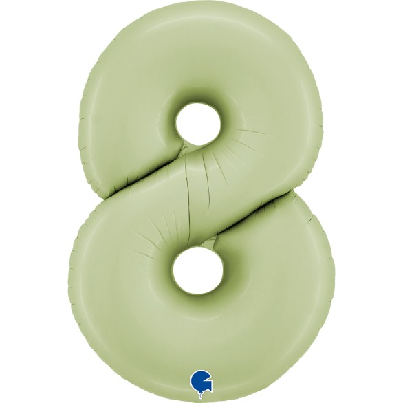 Balão Número Verde Olive
