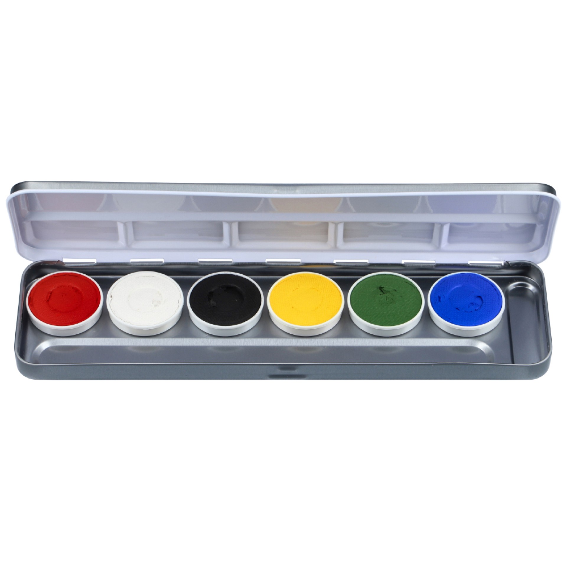 Paleta Tintas Aqua Face and Body 6 Cores