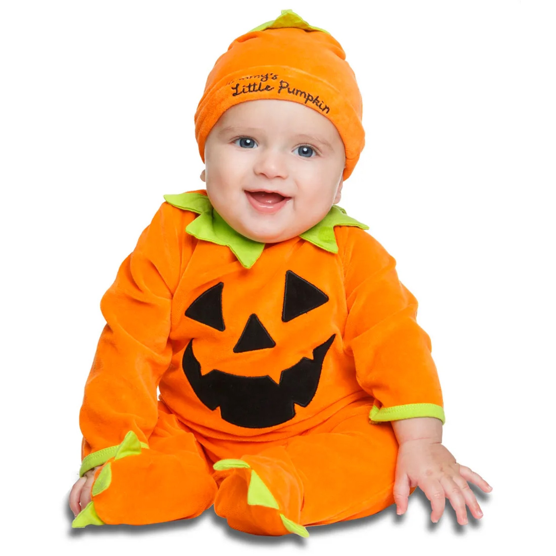 Fato Abobora Halloween Bebé