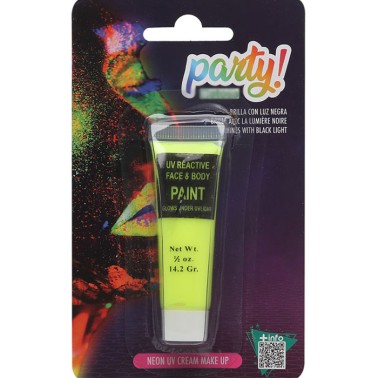 Tinta Neon Amarela Tubo 14GR