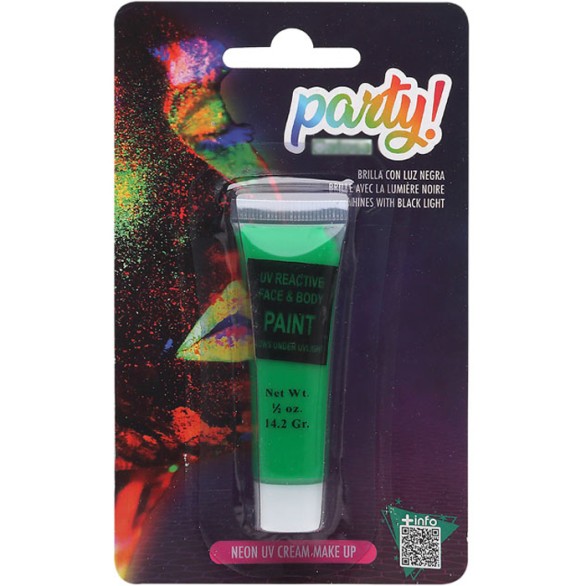 Tinta Neon Verde Tubo 14GR