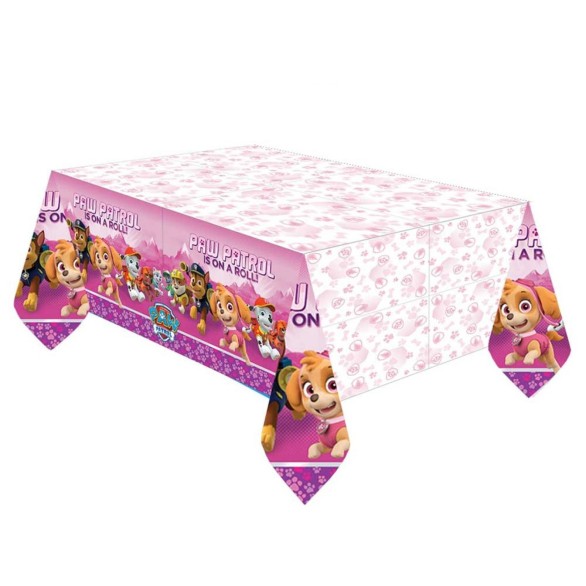 Toalha de Mesa Patrulha Pata Rosa