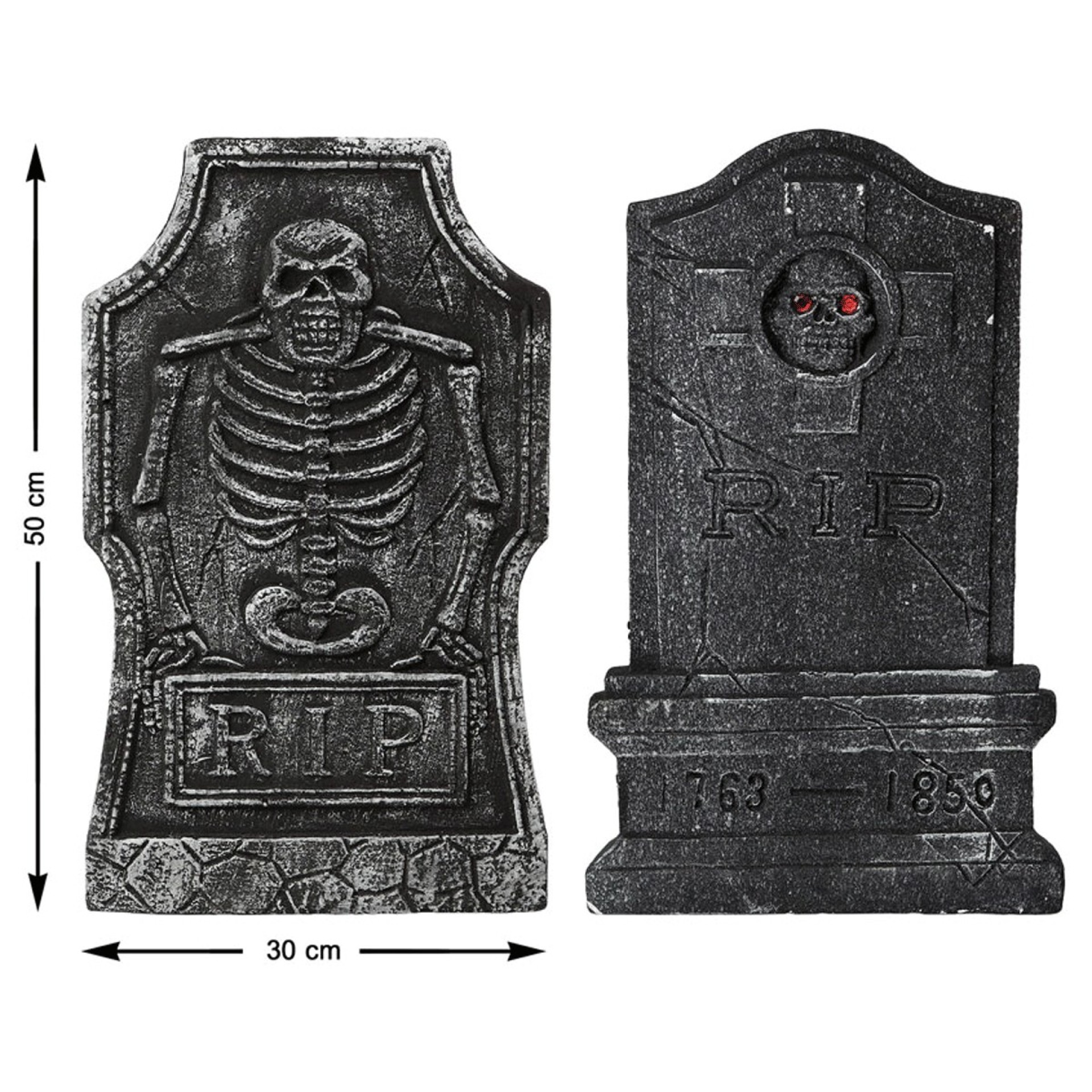 Lápide RIP 50cm Sortida