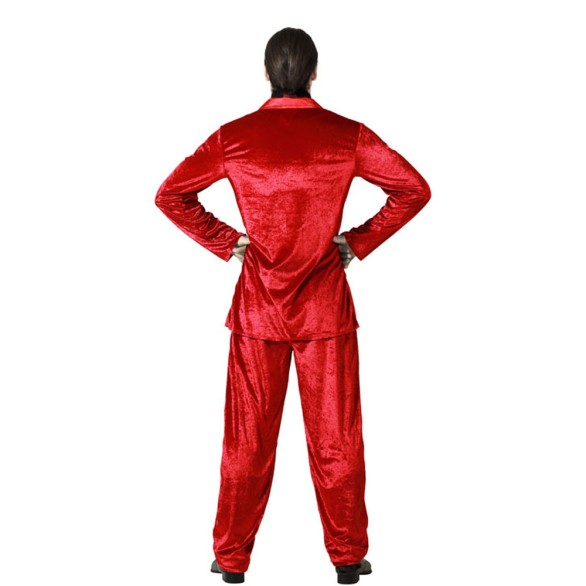 Fato Joker Red Velvet Adulto