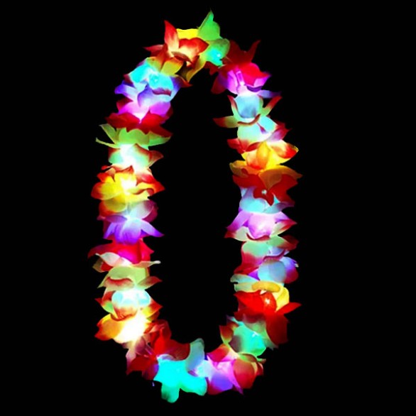 Colar Hawai Luminoso LED