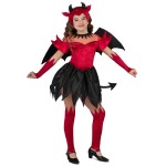 Fato Devil Halloween Girl