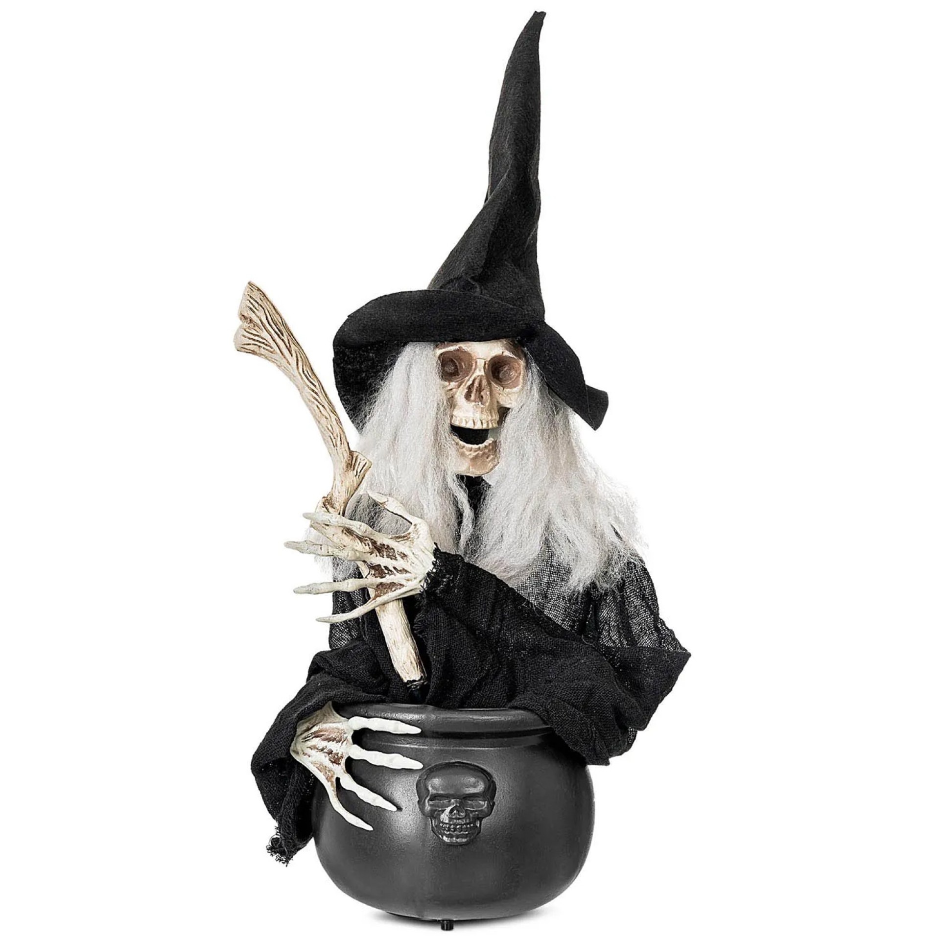 Bruxa Esqueleto no Caldeirão