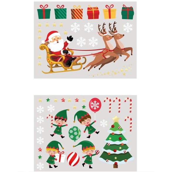 Figuras de Natal para Janelas