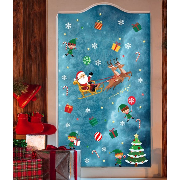 Figuras de Natal para Janelas