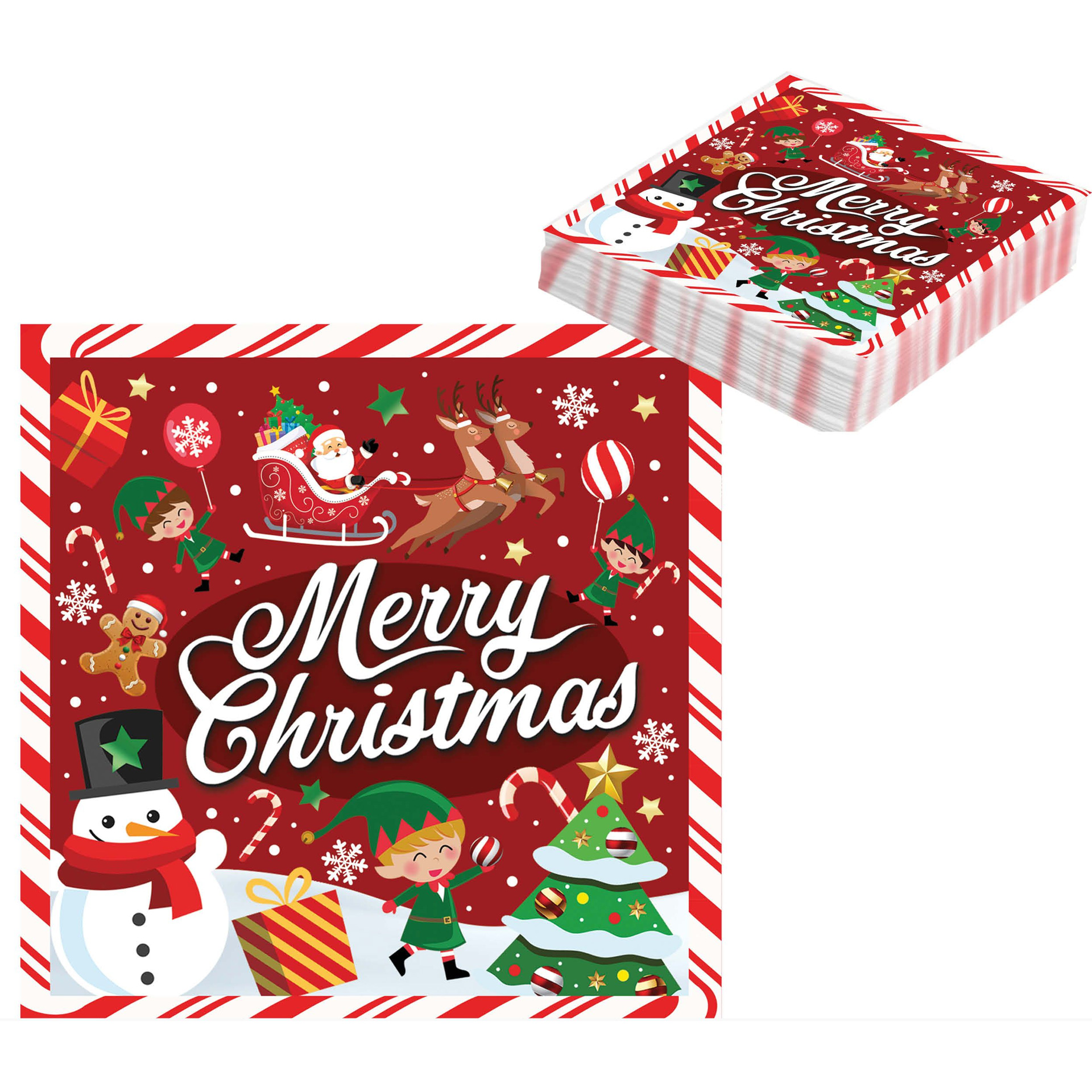 Guardanapos Natal Merry Christmas