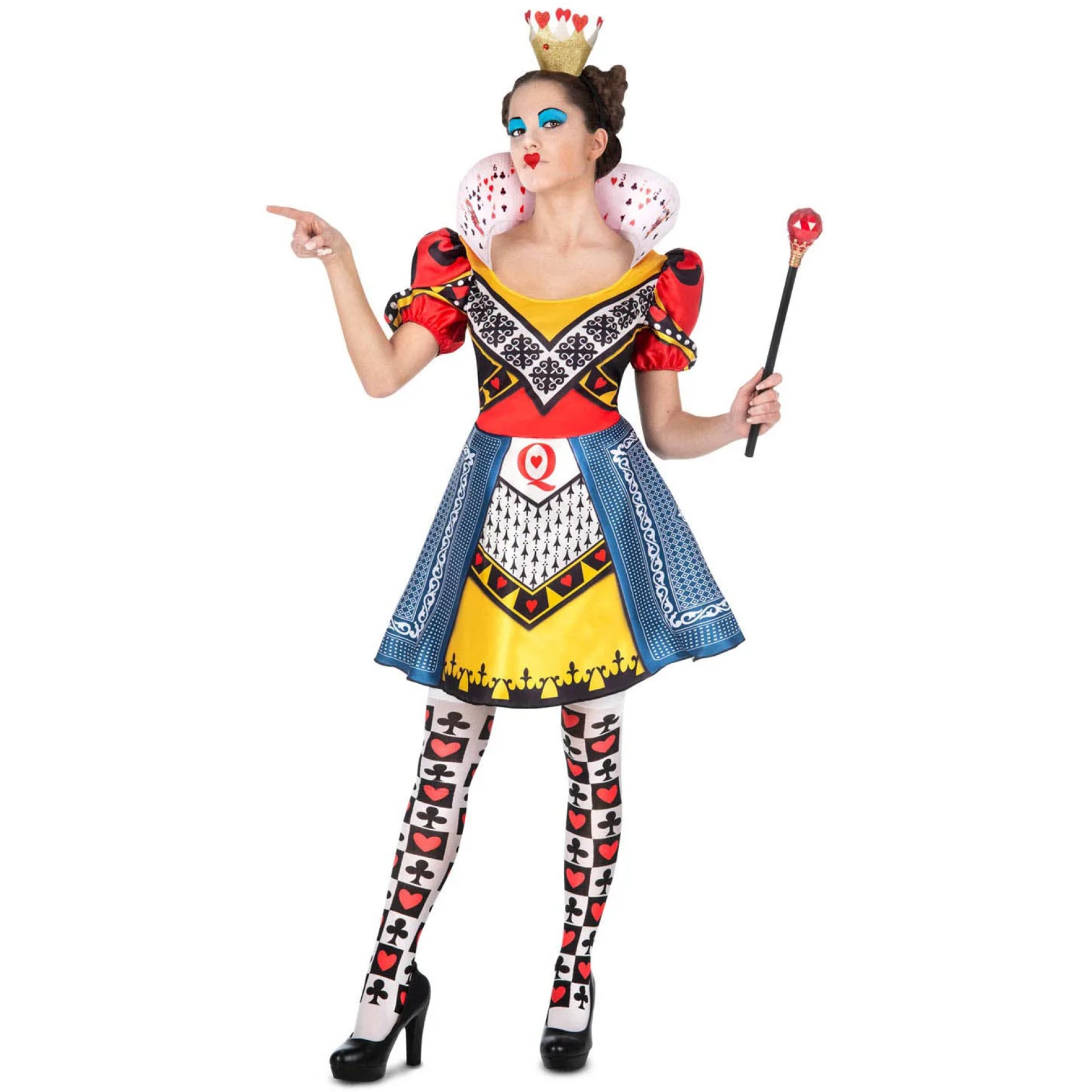 Fato Lady Queen Of Hearts