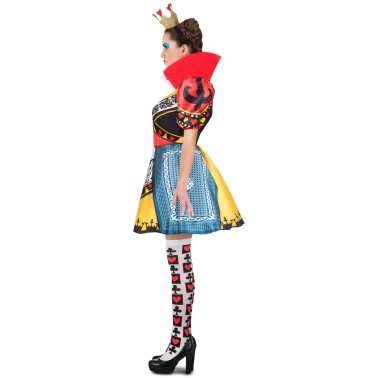 Fato Lady Queen Of Hearts