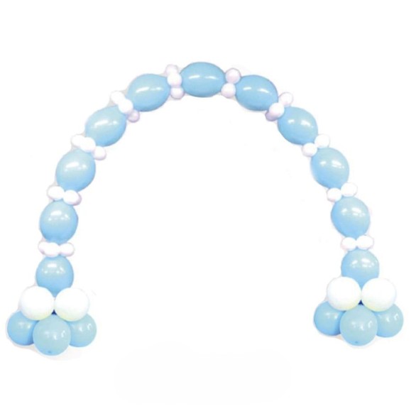 Arco Bales Azul e Branco 67 unid