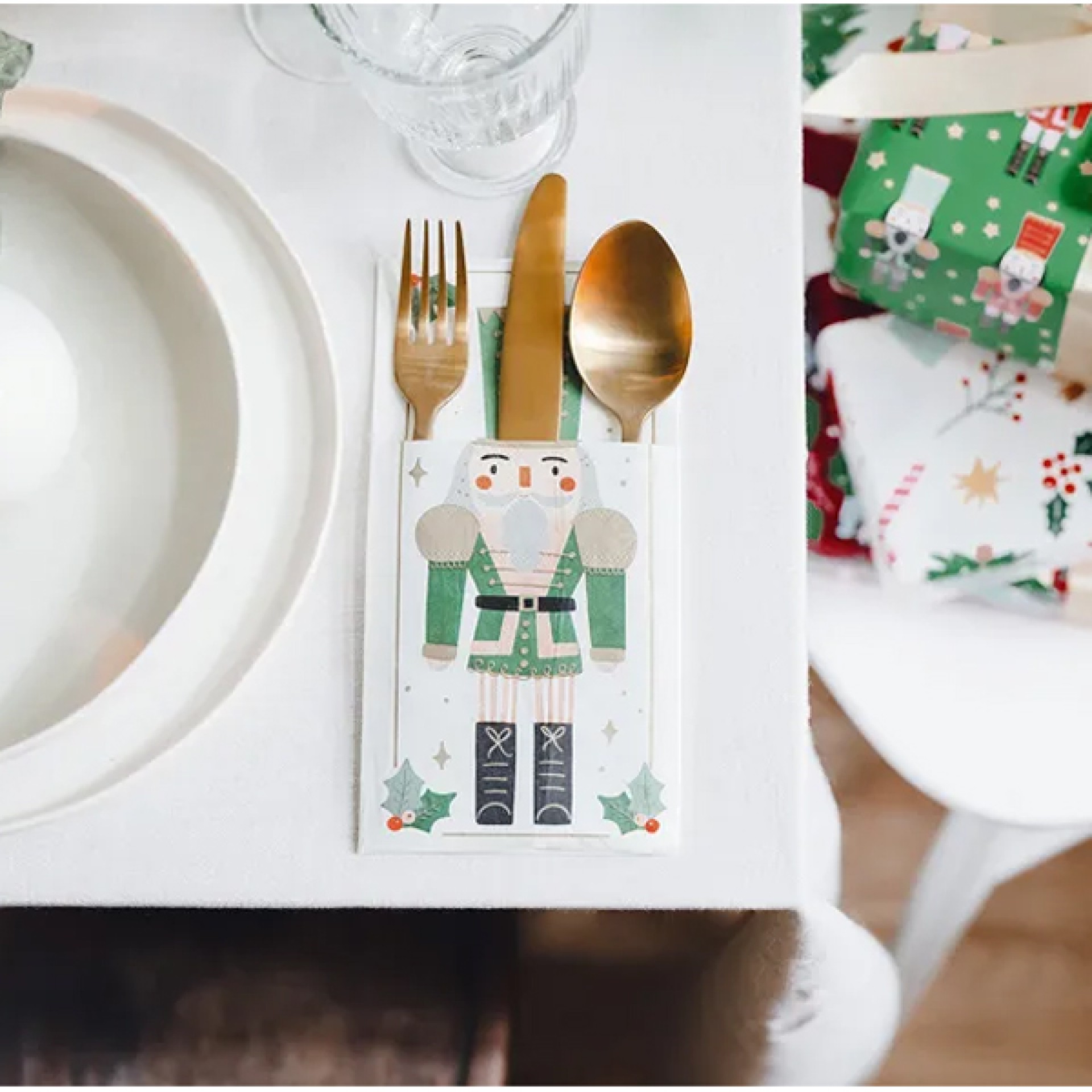 Bolsa Para Talheres Quebra Nozes