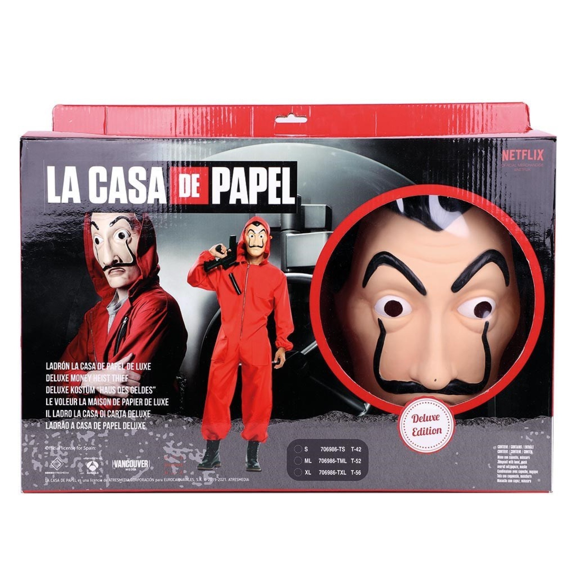 Fato La Casa de Papel Deluxe