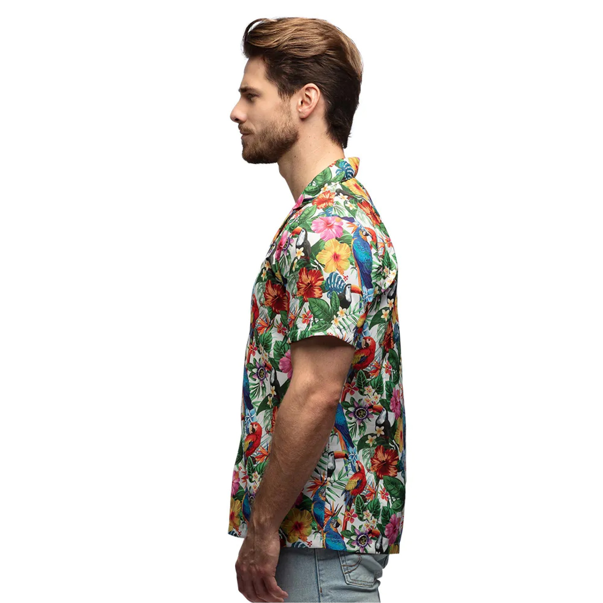 Camisa Tropical Birds