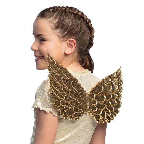 Asas Anjo Douradas Infantil