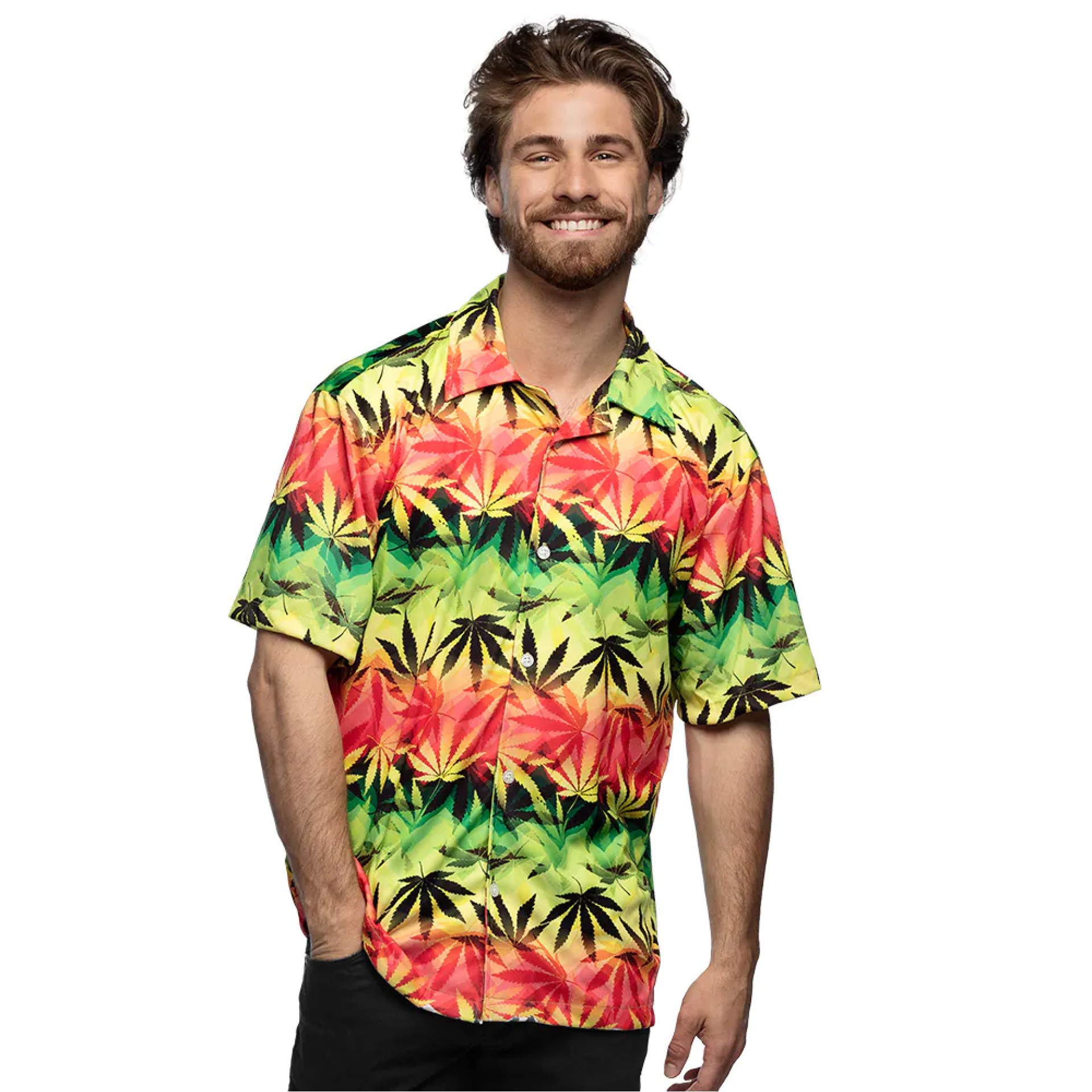 Camisa Folhas de Cannabis