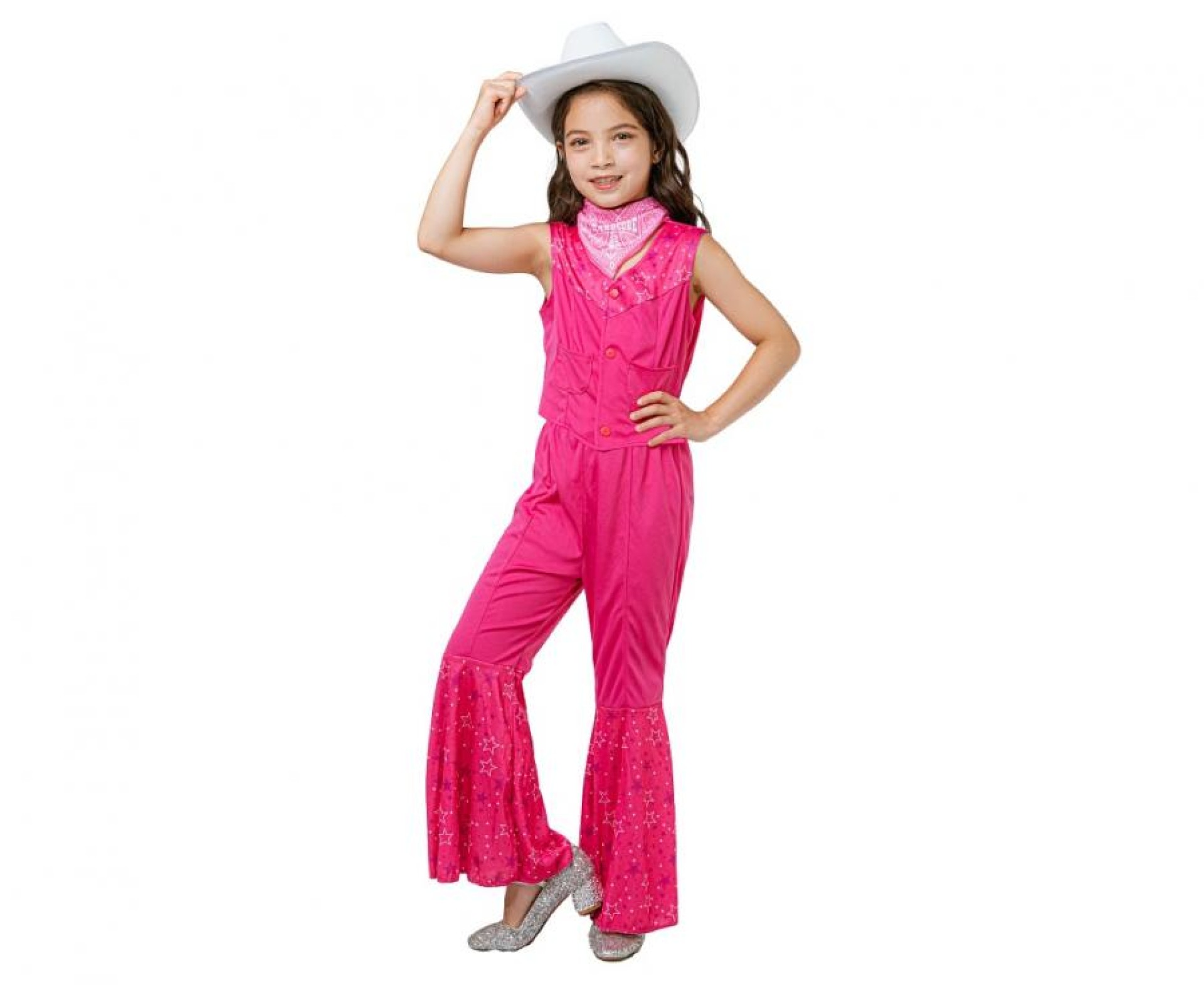 Fato Disco Cowgirl Barbie