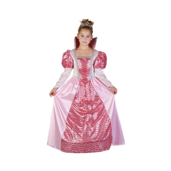 Fato Princesa Rosa Brilhante