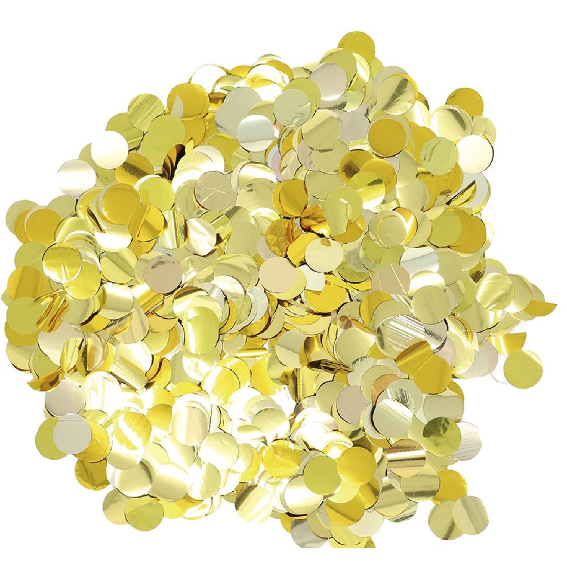 Lança Confettis Bolinhas Douradas 40cm